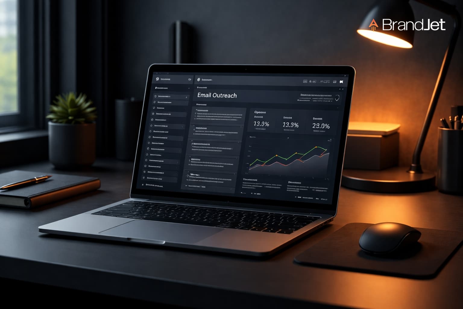 Monitoring a dashboard to answer the age old question: how does cold email outreach work through real-time metrics, open rates, and replies.