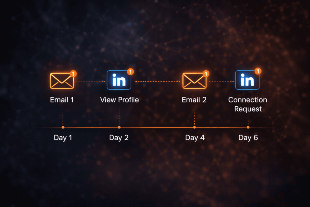 BrandJet hub connecting top email outreach platforms for b2b features including LinkedIn automation and lead database